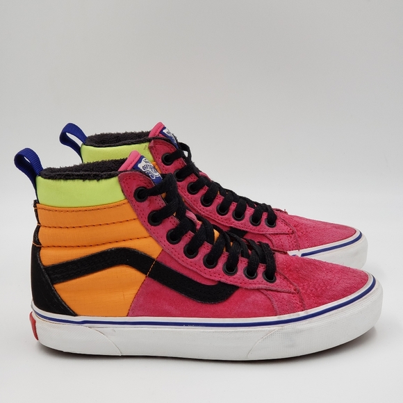 Vans Sk8 Hi 46 MTE DX Pink Yarrow / Tangerine - Picture 4 of 15